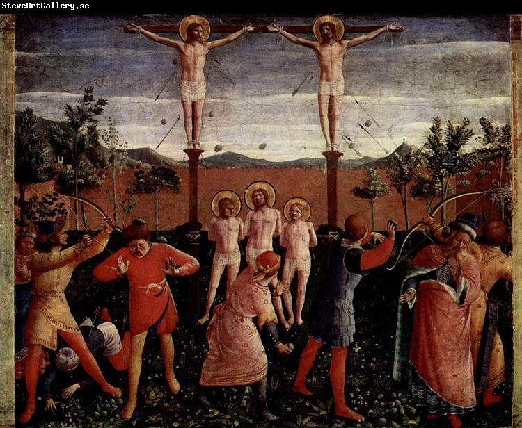 Fra Angelico Hauptaltar der Heiligen Kosmas und Damian aus dem Dominikanerklosters San Marco in Florenz, Predella